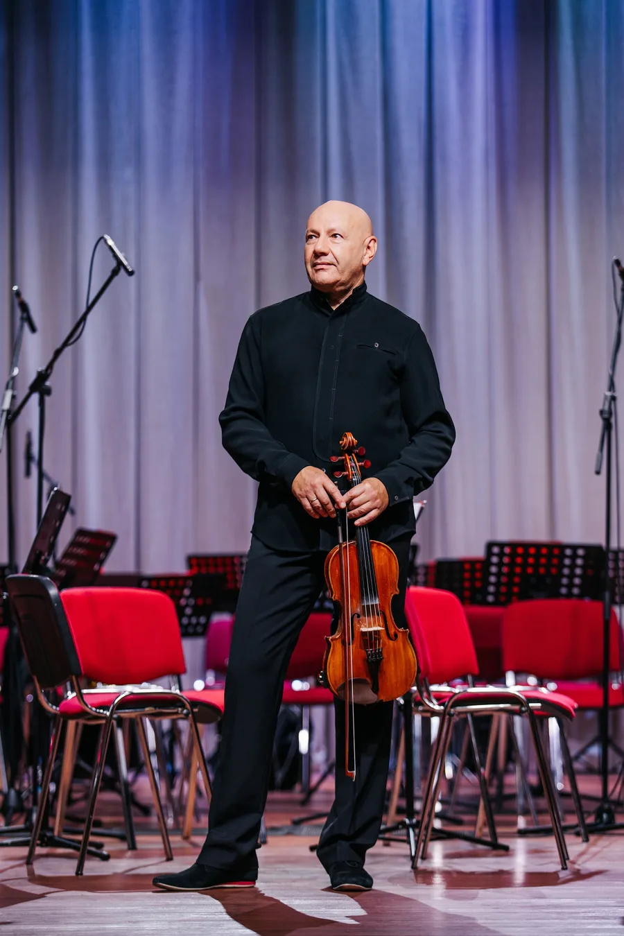 Andrei Gridchuk with the Testore viola